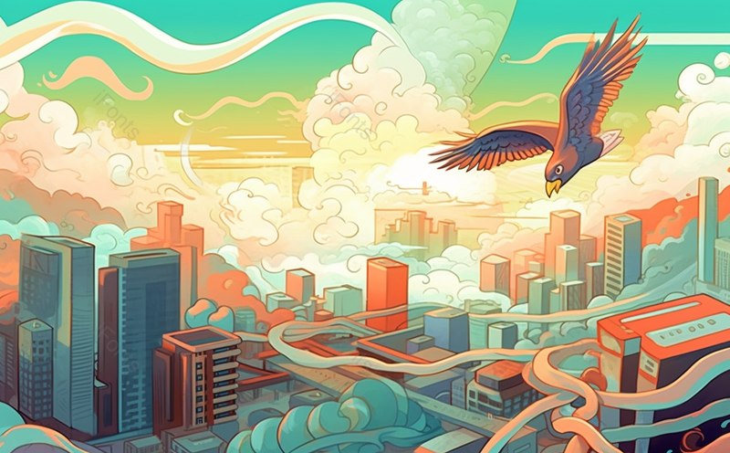 现代化高楼俯视鸟群飞翔春天夏天国潮城市插画,插画/手绘图,插画/手绘图库,插画/手绘图下载,插画/手绘
